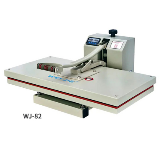 WJ-82 Flat Platen Heat Press Machine